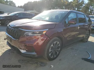 2024 Kia Carnival EX with VIN KNDNC5H31R6390545, listed as a Copart auction lot 76735794 with 11,858 mi miles and Salvage Title. Bid and sale history available at carsss.com. Image 1.