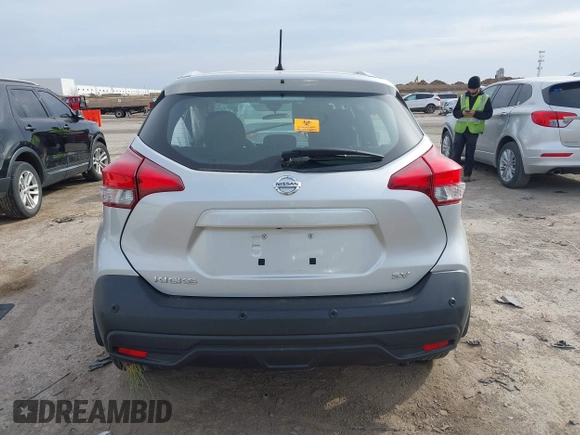 2020 Nissan Kicks SV with VIN 3N1CP5CV1LL506511, listed as a IAAI auction lot 41743393 with 59,869 mi miles. Bid and sale history available at carsss.com. Image 16.