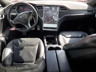 2016 Tesla Model S 90D with VIN 5YJSA1E43GF141843, listed as a Copart auction lot 51788965 with 59,744 mi miles and Salvage Title. Bid and sale history available at DreamBid. Image 8.