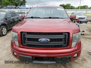 2013 Ford F-150 XL with VIN 1FTFW1ET2DFA67705, listed as a Copart auction lot 58591525 with 168,415 mi miles and Salvage title. Bid and sale history available at DreamBid. Image 5.