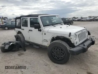 2018 Jeep Wrangler JK Unlimited Sport S with VIN 1C4BJWDGXJL898946, listed as a Copart auction lot 77688334 with 34,179 mi miles and Salvage Title. Bid and sale history available at carsss.com. Image 4.