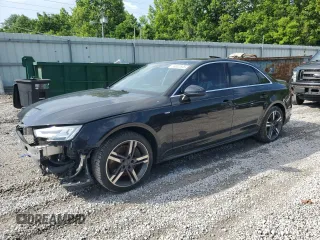 2017 Audi A4 Premium Plus with VIN WAUENAF46HN009398, listed as a Copart auction lot 59662535 with 83,023 mi miles and Salvage title. Bid and sale history available at DreamBid. Image 1.
