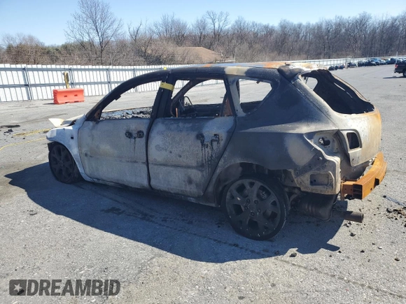 2008 Mazda 3 s GT *Ltd Avail* with VIN JM1BK344881871073, listed as a Copart auction lot 50202045 with Not Provided miles and Salvage Title. Bid and sale history available at carsss.com. Image 2.