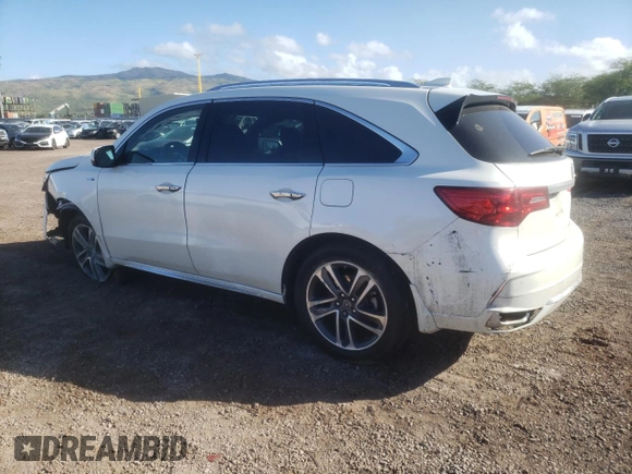 2019 Acura MDX Sport Hybrid w/Advance Pkg with VIN 5J8YD7H72KL000845, listed as a Copart auction lot 45226984 with 63,703 mi miles. Bid and sale history available at carsss.com. Image 2.