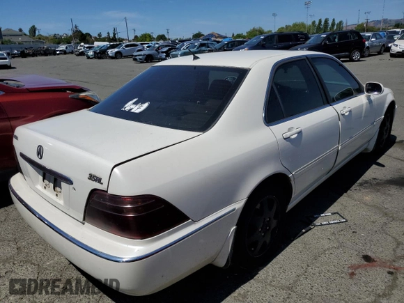 2002 Acura RL with VIN JH4KA966X2C005549, listed as a Copart auction lot 55038214 with 189,488 mi miles and Salvage title. Bid and sale history available at DreamBid. Image 3.