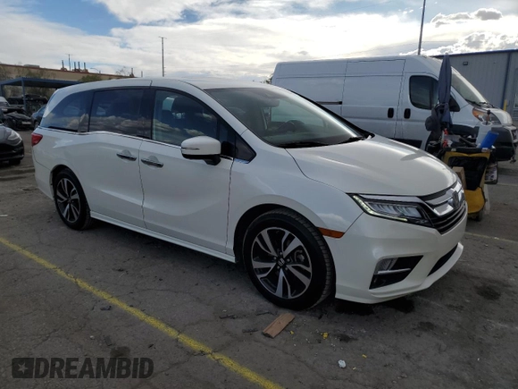 2018 Honda Odyssey Elite with VIN 5FNRL6H99JB066053, listed as a Copart auction lot 51963595 with 139,504 mi miles and Salvage Title. Bid and sale history available at carsss.com. Image 4.