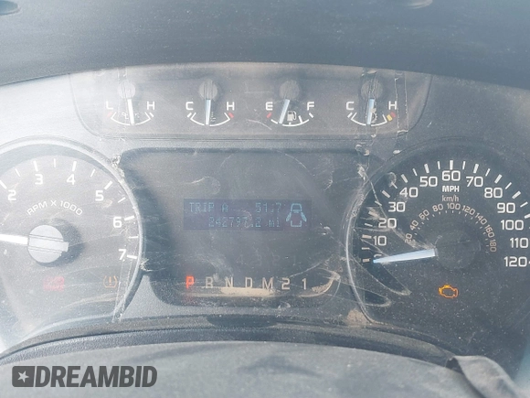 2011 Ford F-150 XL with VIN 1FTFW1EFXBKD89491, listed as a IAAI auction lot 41479190 with 242,797 mi miles. Bid and sale history available at carsss.com. Image 7.