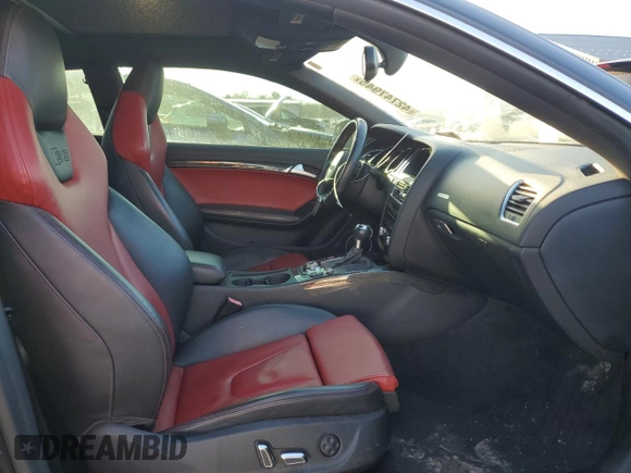 2014 Audi S5 Premium Plus with VIN WAUCGAFR8EA069098, listed as a Copart auction lot 42747945 with 90,719 mi miles and Salvage Title. Bid and sale history available at carsss.com. Image 10.