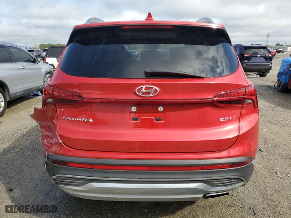 2021 Hyundai Santa Fe Limited with VIN 5NMS44AL7MH310360, listed as a Copart auction lot 48356385 with 40,010 mi miles and Salvage Title. Bid and sale history available at carsss.com. Image 6.