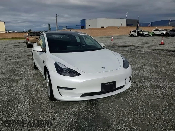 2023 Tesla Model 3 with VIN 5YJ3E1EA9PF450392, listed as a Copart auction lot 48534385 with 36,829 mi miles and Salvage Title. Bid and sale history available at DreamBid. Image 10.