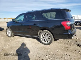 2018 Ford Expedition Max Platinum with VIN 1FMJK1MT7JEA07214, listed as a Copart auction lot 76308414 with 185,411 mi miles and Non repairable. Bid and sale history available at DreamBid. Image 2.