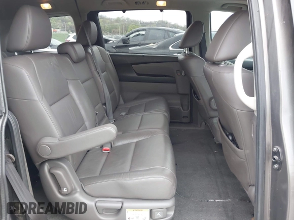 2012 Honda Odyssey EX-L with VIN 5FNRL5H6XCB032366, listed as a IAAI auction lot 41943625 with 73,236 mi miles and . Bid and sale history available at carsss.com. Image 8.