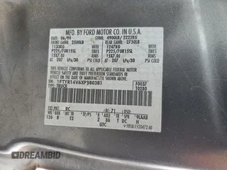 1999 Ford Ranger XL with VIN 1FTYR14V6XPB80381, listed as a Copart auction lot 52106565 with 340,374 mi miles and Salvage Title. Bid and sale history available at carsss.com. Image 14.