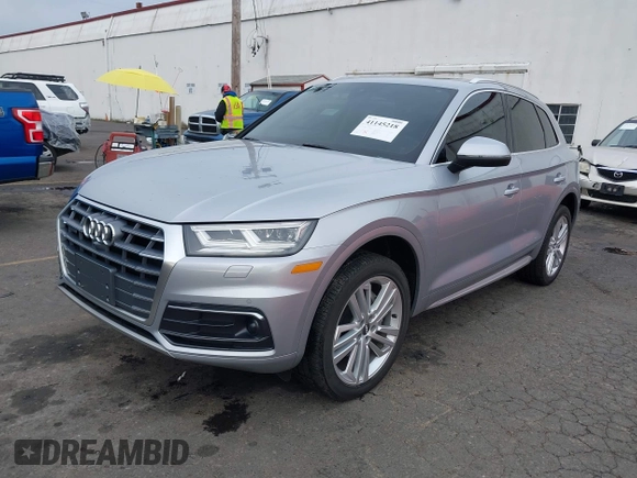 2018 Audi Q5 Prestige with VIN WA1CNAFYXJ2087049, listed as a IAAI auction lot 41145218 with 38,785 mi miles. Bid and sale history available at carsss.com. Image 2.
