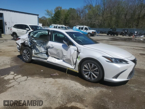 2021 Lexus ES with VIN 58ADZ1B19MU088990, listed as a Copart auction lot 49894955 with 62,016 mi miles and Salvage Title. Bid and sale history available at carsss.com. Image 4.