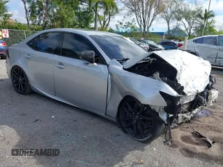 2014 Lexus IS 350 with VIN JTHBE1D22E5004460, listed as a IAAI auction lot 41683796 with 137,087 mi miles. Bid and sale history available at carsss.com. Image 1.