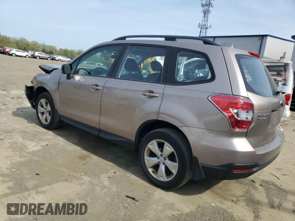 2016 Subaru Forester 2.5i with VIN JF2SJABC4GH536000, listed as a Copart auction lot 54598375 with 125,340 mi miles and Salvage Title. Bid and sale history available at DreamBid. Image 2.