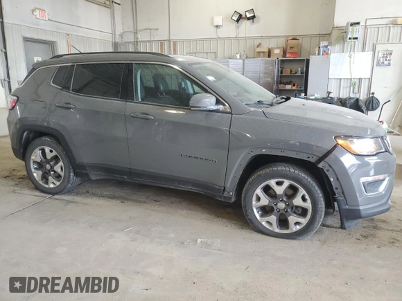2021 Jeep Compass Limited with VIN 3C4NJDCB5MT528455, listed as a Copart auction lot 51691595 with 88,598 mi miles and Salvage Title. Bid and sale history available at DreamBid. Image 4.