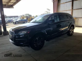 2015 Audi Q7 Premium Plus z VIN WA1LGAFE8FD016458, wystawiony jako Copart lot #58841285 z przebiegiem 95 681 mil mil oraz Szkoda całkowita • Salvage title. Historia ofert i sprzedaży dostępna na DreamBid. Obrazek 1.