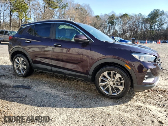2020 Buick Encore GX Select with VIN KL4MMDS2XLB084388, listed as a Copart auction lot 45205255 with 57,989 mi miles and Salvage title. Bid and sale history available at DreamBid. Image 4.