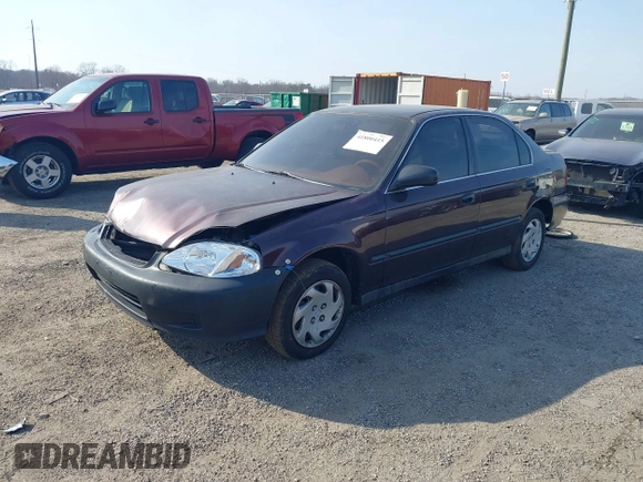 2000 Honda Civic LX with VIN 2HGEJ6675YH528894, listed as a IAAI auction lot 41800415 with 444,713 mi miles. Bid and sale history available at carsss.com. Image 17.