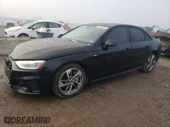 2021 Audi A4 S line Premium Plus z VIN WAUEAAF47MA053374, wystawiony jako Copart lot #78616953 z przebiegiem 47 166 mil mil oraz Szkoda całkowita • Salvage title. Historia ofert i sprzedaży dostępna na DreamBid. Obrazek 1.
