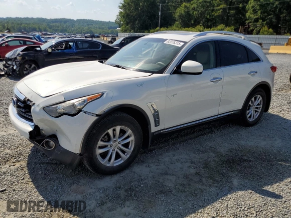 2012 Infiniti FX with VIN JN8AS1MW4CM151282, listed as a Copart auction lot 62076375 with 172,802 mi miles and Salvage title. Bid and sale history available at DreamBid. Image 1.