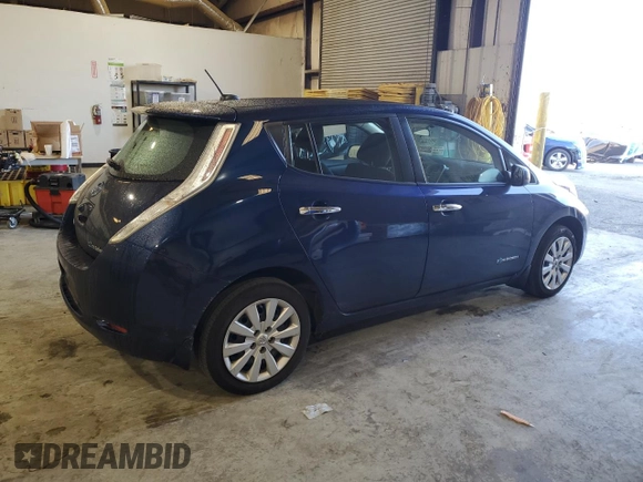 2016 Nissan LEAF S with VIN 1N4BZ0CP0GC312972, listed as a Copart auction lot 83868134 with 181,736 mi miles and Clean Title. Bid and sale history available at carsss.com. Image 3.