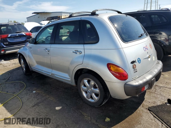 2002 Chrysler PT Cruiser Limited with VIN 3C8FY68B52T360073, listed as a Copart auction lot 71547344 with 55,866 mi miles and Salvage Title. Bid and sale history available at DreamBid. Image 2.