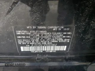 2023 Subaru Crosstrek Special Sports с VIN JF2GTHSC3PH303802, выставлен на аукционе Copart как лот 48541315 с пробегом 34 472 миль миль и Списание • Salvage title. История ставок и продаж доступна на DreamBid. Изображение 13.