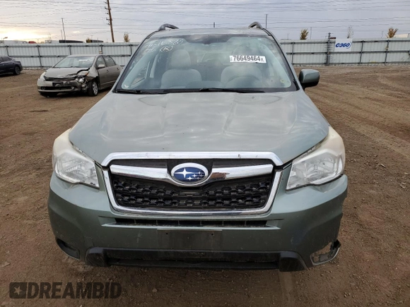 2014 Subaru Forester Premium with VIN JF2SJAEC5EH558709, listed as a Copart auction lot 54231265 with Not provided miles and Salvage title. Bid and sale history available at DreamBid. Image 5.