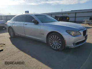 2009 BMW 7 Series 750Li with VIN WBAKB835X9CY57590, listed as a Copart auction lot 48168855 with 131,929 mi miles and Salvage title. Bid and sale history available at DreamBid. Image 4.