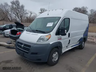2018 Ram ProMaster Cargo Van with VIN 3C6TRVBG3JE124211, listed as a IAAI auction lot 41733258 with 132,690 mi miles. Bid and sale history available at carsss.com. Image 19.