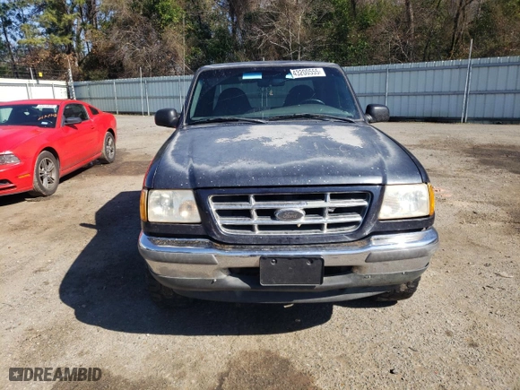 2001 Ford Ranger XLT Appearance with VIN 1FTYR14E71PA62069, listed as a Copart auction lot 43200555 with 310,998 mi miles and Salvage Title. Bid and sale history available at carsss.com. Image 5.