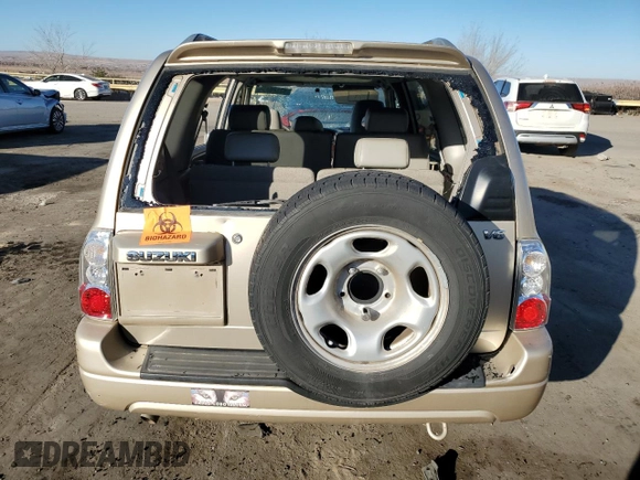 2006 Suzuki XL7 z VIN JS3TY92V464102424, wystawiony jako Copart lot #83684454 z przebiegiem Nie podano mil oraz Szkoda całkowita • Salvage title. Historia ofert i sprzedaży dostępna na DreamBid. Obrazek 6.
