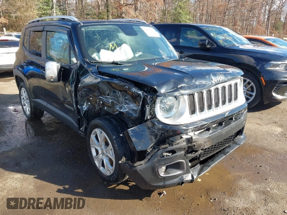 2018 Jeep Renegade Limited with VIN ZACCJBDB3JPH01905, listed as a IAAI auction lot 40900045 with 50,236 mi miles and . Bid and sale history available at DreamBid. Image 6.