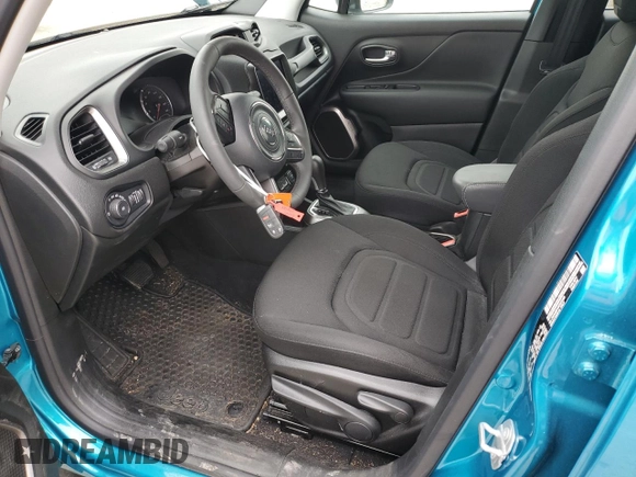 2022 Jeep Renegade Latitude with VIN ZACNJDB14NPN73109, listed as a Copart auction lot 55473465 with 17,022 mi miles and Salvage title. Bid and sale history available at DreamBid. Image 7.