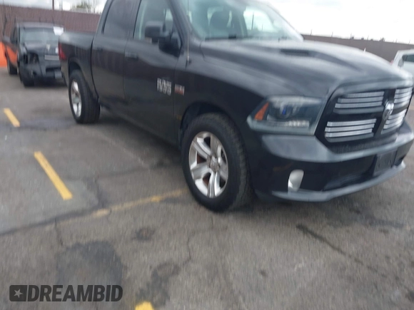 2015 Ram 1500 Sport with VIN 1C6RR6MT9FS613551, listed as a IAAI auction lot 42068675 with 199,576 mi miles and . Bid and sale history available at DreamBid. Image 1.