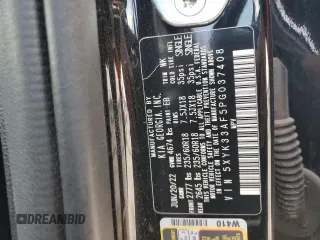 2023 Kia Sportage EX with VIN 5XYK33AF5PG037408, listed as a Copart auction lot 52207405 with 41,273 mi miles and Salvage Title. Bid and sale history available at DreamBid. Image 15.