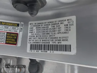 2013 Honda CR-V EX-L с VIN 2HKRM4H71DH636908, выставлен на аукционе IAAI как лот 42547578 с пробегом 132 621 миль миль и . История ставок и продаж доступна на DreamBid. Изображение 9.