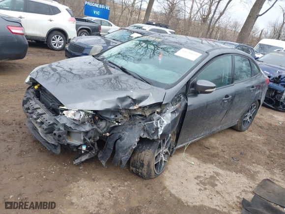 2017 Ford Focus SEL with VIN 1FADP3H27HL221776, listed as a IAAI auction lot 41631699 with 176,424 mi miles. Bid and sale history available at carsss.com. Image 18.