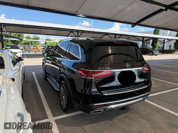 2020 Mercedes-Benz GLS 450 with VIN 4JGFF5KE9LA255626, listed as a Copart auction lot 64509185 with 96,233 mi miles and Clean title. Bid and sale history available at DreamBid. Image 3.