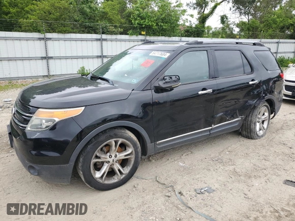 2012 Ford Explorer Limited with VIN 1FMHK7F80CGA16175, listed as a Copart auction lot 54717604 with 173,144 mi miles and Salvage Title. Bid and sale history available at carsss.com. Image 1.