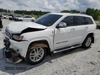 2017 Jeep Grand Cherokee Overland with VIN 1C4RJFCT0HC880009, listed as a Copart auction lot 60341895 with 71,236 mi miles and Salvage title. Bid and sale history available at DreamBid. Image 1.