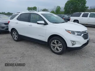 2019 Chevrolet Equinox Premier with VIN 3GNAXXEVXKS612173, listed as a IAAI auction lot 42413379 with 96,331 mi miles and . Bid and sale history available at DreamBid. Image 1.
