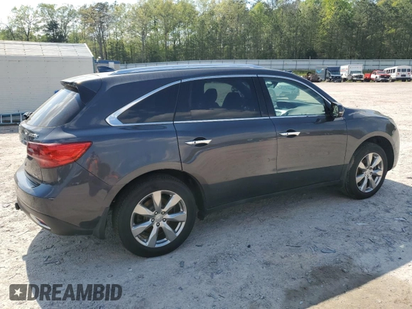 2016 Acura MDX w/Advance with VIN 5FRYD4H96GB030695, listed as a Copart auction lot 53734575 with 0 mi miles and Clean Title. Bid and sale history available at carsss.com. Image 3.