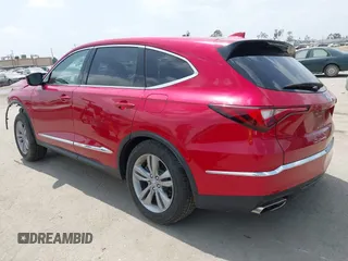 2023 Acura MDX with VIN 5J8YE1H31PL007235, listed as a IAAI auction lot 42111174 with 14,400 mi miles and . Bid and sale history available at DreamBid. Image 3.
