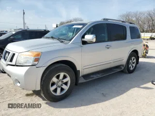 2012 Nissan Armada SV z VIN 5N1BA0ND4CN621407, wystawiony jako Copart lot #50524015 z przebiegiem 223 982 mil mil oraz Szkoda całkowita • Salvage title. Historia ofert i sprzedaży dostępna na DreamBid. Obrazek 1.