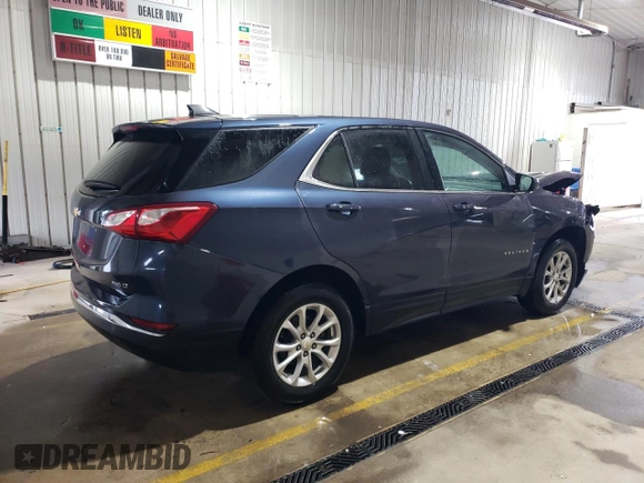 2018 Chevrolet Equinox LT with VIN 3GNAXSEV1JS577783, listed as a Copart auction lot 51787045 with 113,233 mi miles and Salvage Title. Bid and sale history available at carsss.com. Image 3.