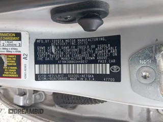 2012 Toyota Avalon with VIN 4T1BK3DB8CU446017, listed as a IAAI auction lot 42096516 with 134,540 mi miles and . Bid and sale history available at DreamBid. Image 9.